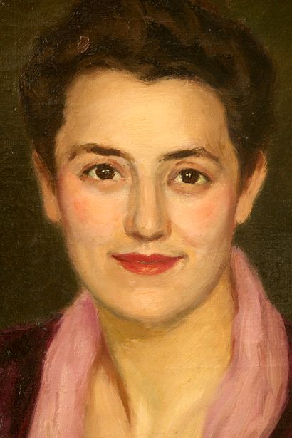 Léonide FRECHKOP (1897-1982). 
Portrait de...