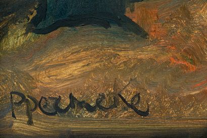 Paul PERMEKE (1918-1990).
 Le repos du clown....