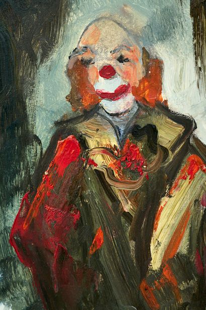 Paul PERMEKE (1918-1990).
 Le repos du clown....