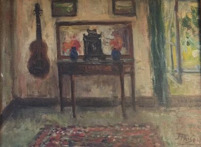 Jehan FRISON (1882-1961)
Intérieur à la guitare....
