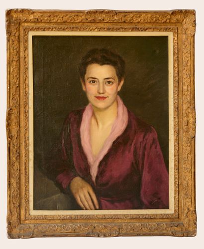 Léonide FRECHKOP (1897-1982). 
Portrait de...