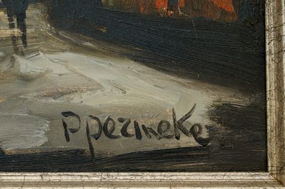 Paul PERMEKE (1918-1990). 
Deux passants...