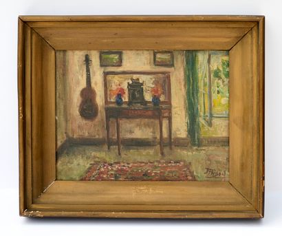 Jehan FRISON (1882-1961)
Intérieur à la guitare....