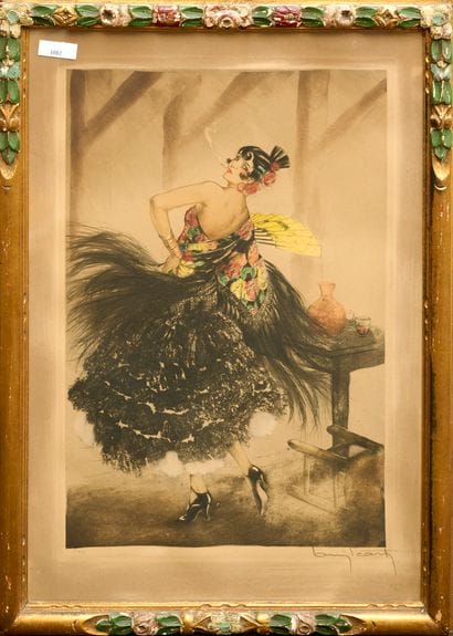 Louis ICART (1888-1950)
Carmen. Gravure en...