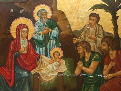 The Nativity and the Adoration of the Shepherds—Russian...