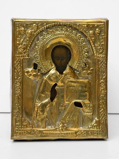 Saint-Nicolas de Myre - Icône Russe sous...