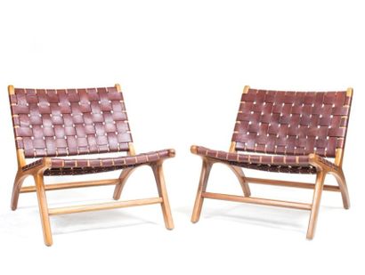 Olivier De Schrijver (◦1958)
Paire de chauffeuses...
