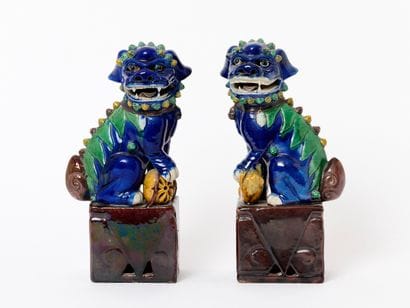 Late Qing Dynasty, China
Pair of Buddhist...