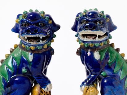 Late Qing Dynasty, China
Pair of Buddhist...