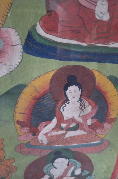 China - 19th-century Tibetan thangka
Lama...