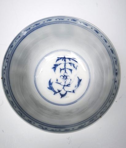 China - Apocryphal Xianfeng (咸丰) Mark 
White-and-blue...