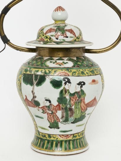 China
Antique green-glazed vase, formerly...
