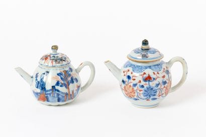 18th-century China
Two porcelain teapots...