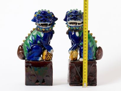 Late Qing Dynasty, China
Pair of Buddhist...