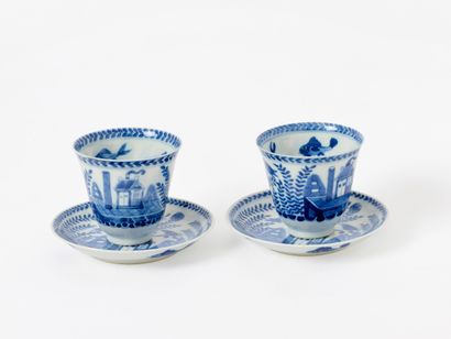 China - Kangxi Period
Pair of blue-and-white...