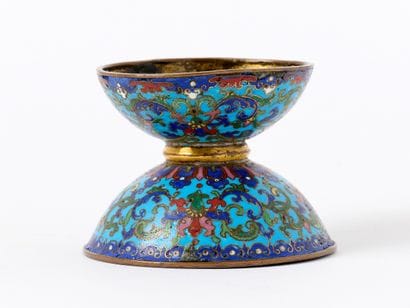 China, 18th century, Qianlong period—Cloisonné...