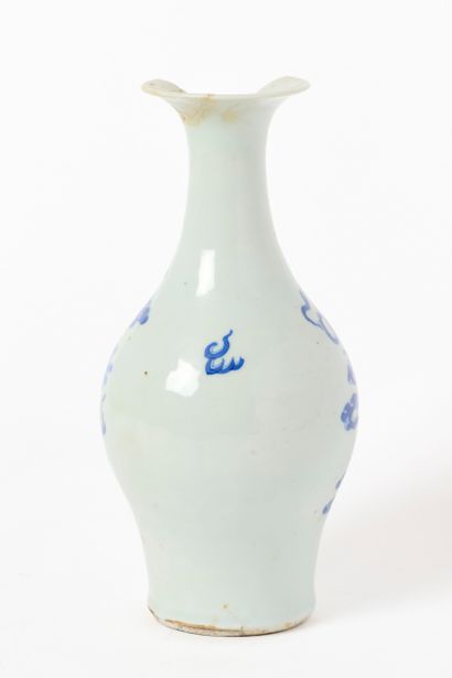 19th-century China
Yuhuchunping vase in blue-and-white...