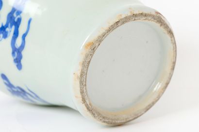 19th-century China
Yuhuchunping vase in blue-and-white...