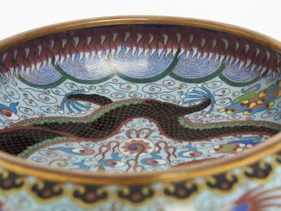 20th-Century China - Cloisonné Enamel
Large...