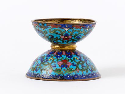 China, 18th century, Qianlong period—Cloisonné...