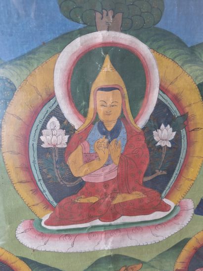 China - 19th-century Tibetan thangka
Lama...