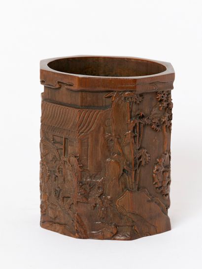 Late Qing Dynasty, China - Bitong
Octagonal...