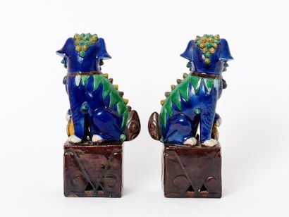Late Qing Dynasty, China
Pair of Buddhist...