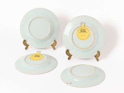 18th-century China
Set of 4 plates decorated...