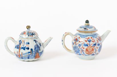 18th-century China
Two porcelain teapots...