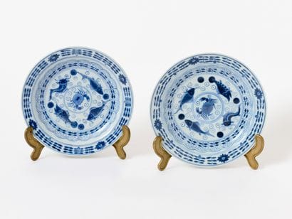 China—Apocryphal Kangxi Mark
Pair of plates...