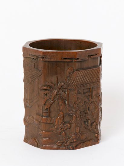 Late Qing Dynasty, China - Bitong
Octagonal...