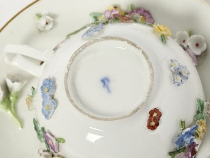Meissen XVIIIe et XIXe - Porcelaine à décor...