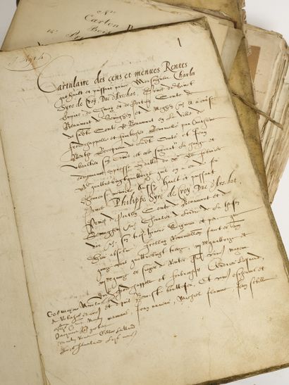 Manuscrits seigneuraux XVIIe et XVIIIe
Archives...
