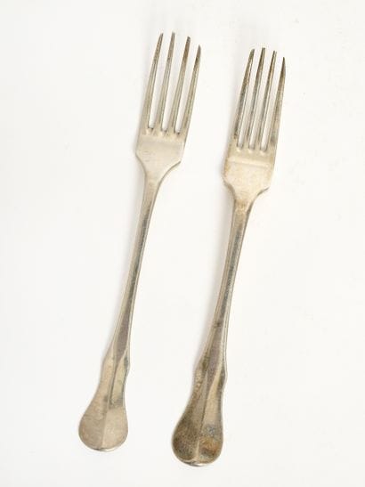 Orfèvrerie Bruxelles 1790
Paire de fourc...