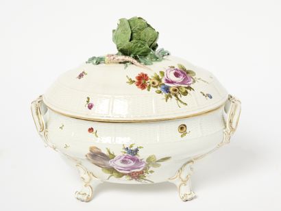 Allemagne XVIIIe - Manufacture de Porcelaine...