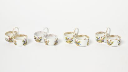 Meissen- Porcelaine de Meissen
Suite de quattre...