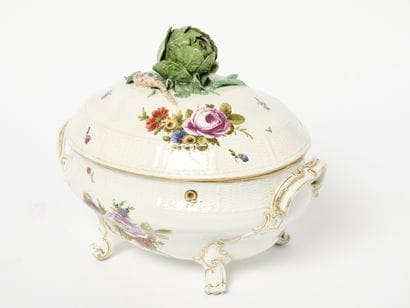 Allemagne XVIIIe - Manufacture de Porcelaine...
