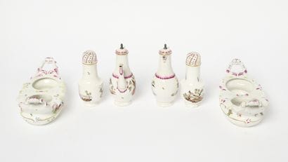 Höchst - Manufacture de porcelaine de Höchst
Huilier-Vinaigrier-Saupoudroirs...