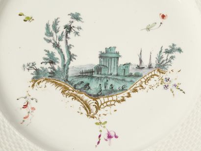 Allemagne XVIIIe - Manufacture de Porcelaine...