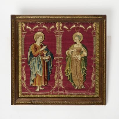 Fragment d'orfroi (chasuble) XVIe siècle
Saint...