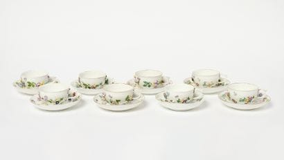 Meissen XVIIIe et XIXe - Porcelaine à décor...