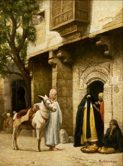 K.Benton - Ecole anglaise
Une rue au Caire....
