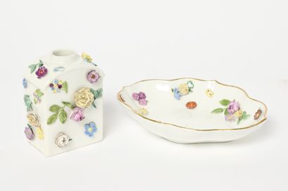 Meissen XVIIIe et XIXe - Porcelaine à décor...