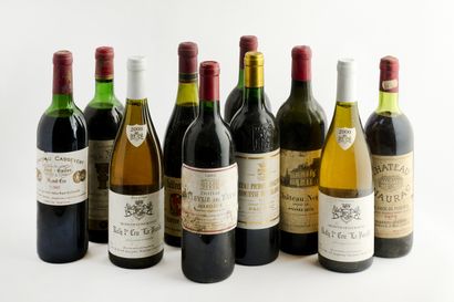Grands Vins de France 
Lot de dix bouteilles...