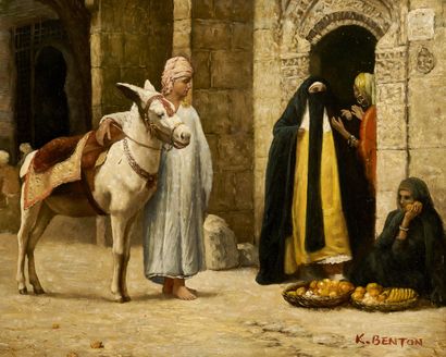 K.Benton - Ecole anglaise
Une rue au Caire....