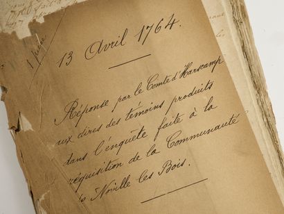 Manuscrits seigneuraux XVIIe et XVIIIe
Archives...