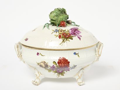 Allemagne XVIIIe - Manufacture de Porcelaine...