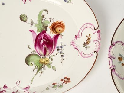 Hochst - Manufacture de porcelaine de Hochst
Paire...
