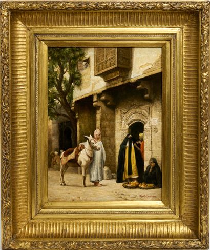 K.Benton - Ecole anglaise
Une rue au Caire....