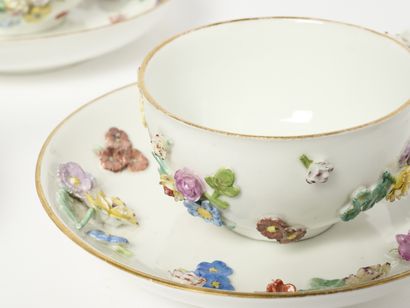 Meissen XVIIIe et XIXe - Porcelaine à décor...